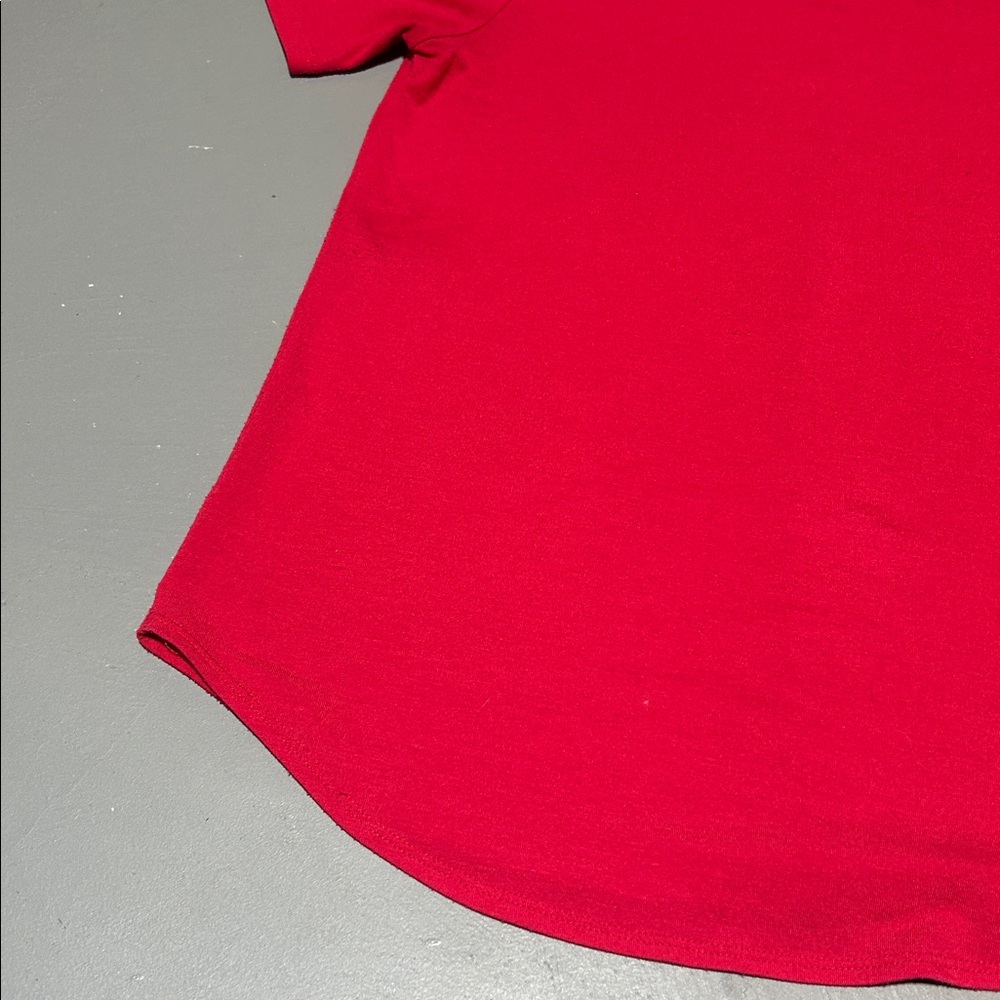 Zenana Red Short Sleeve Shirt (Women’s Medium) - Picture 2 of 9